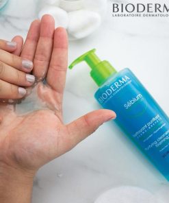 Gel Rửa Mặt Bioderma Dành Cho Da Dầu và Hỗn Hợp Sébium Gel Moussant 3 Gel Rua Mat Bioderma Danh Cho Da Dau Hon Hop Sebium Gel Moussant 3