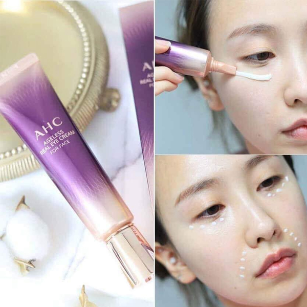 Kem Duong Mat AHC Ageless Real Eye Cream For Face 3