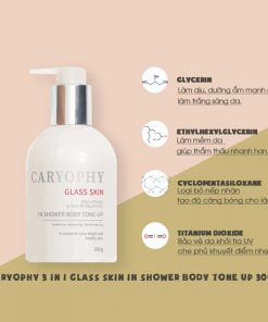 Kem Duong Trang Body Caryophy Glass Skin 3in1 4