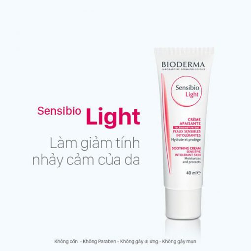 Kem dưỡng ẩm BIODERMA Sensibio Light