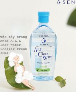 Nước tẩy trang All Clear Water Senka trắng da