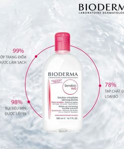 Công dụng của nước tẩy trang Bioderma hồng cho da nhạy cảm