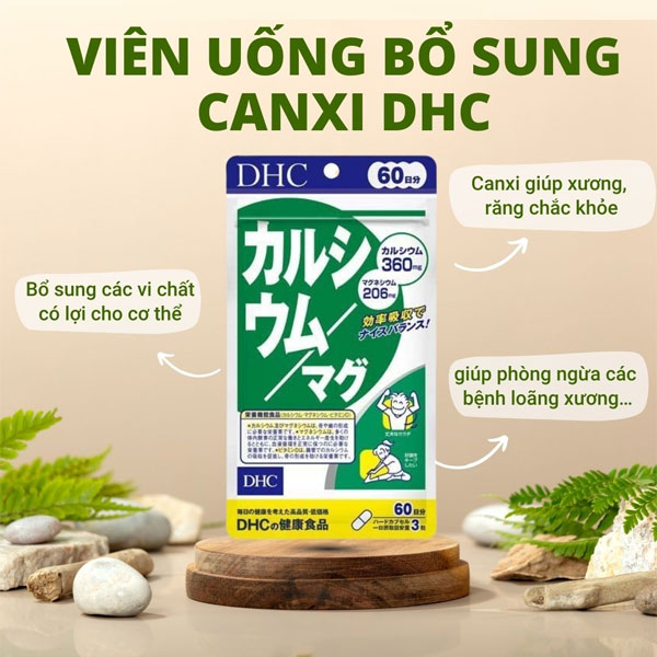 Vien uong DHC bo sung Canxi 2