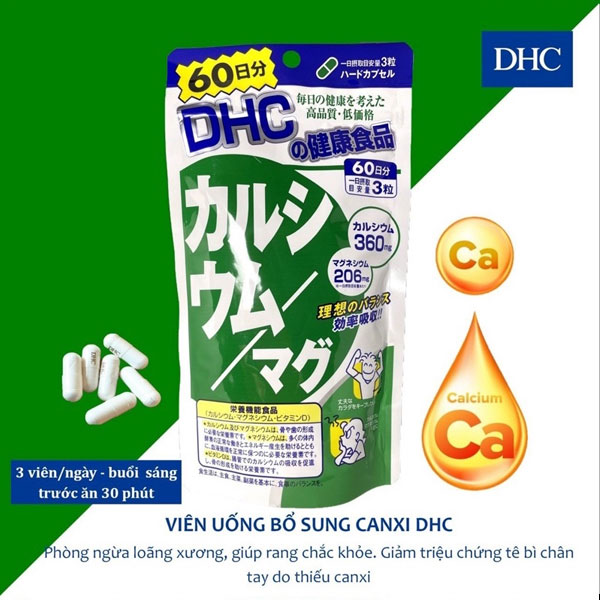 Vien uong DHC bo sung Canxi 7