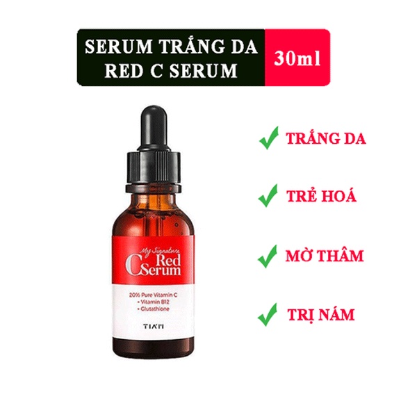 Giá bán của tinh chất Tiam My Signature Red C serum cũng không quá cao, phù hợp với túi tiền của người tiêu dùng