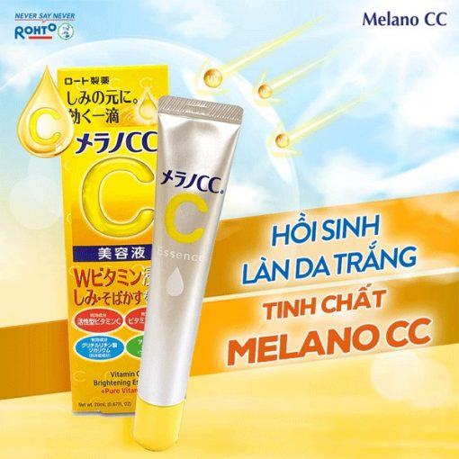 Tinh chat duong sang da ngua tham nam Melano CC Vitamin C Brightening Essence 14