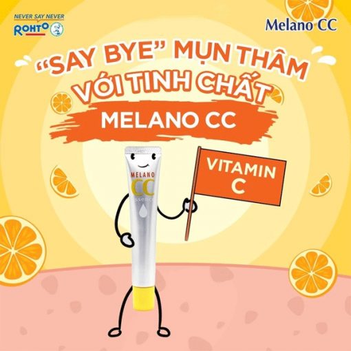 Tinh chat duong sang da ngua tham nam Melano CC Vitamin C Brightening Essence 8