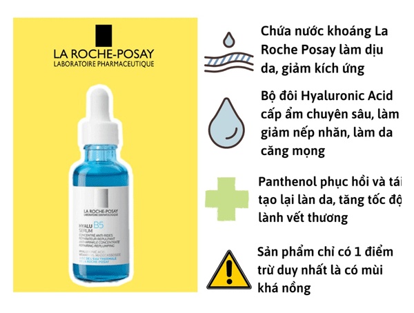 La Roche-Posay Hyalu B5 Serum là dòng serum chuyên biệt với công thức phục hồi làn da chuyên nghiệp và độc đáo