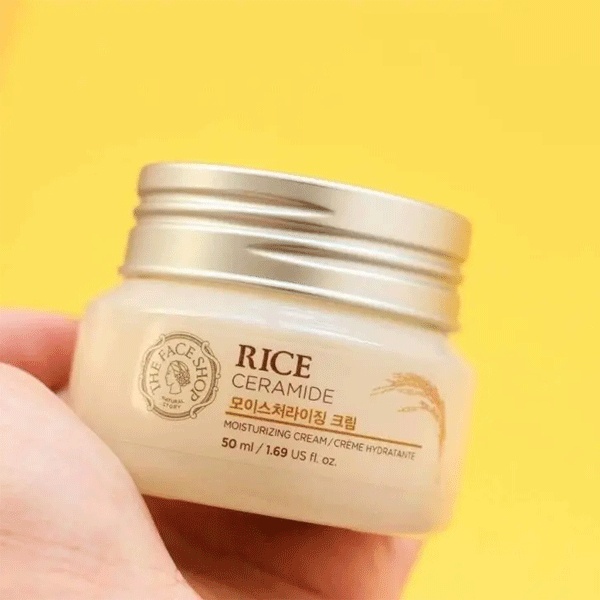 Kem dưỡng ẩm The Face Shop Rice Ceramide Moisturizing Cream