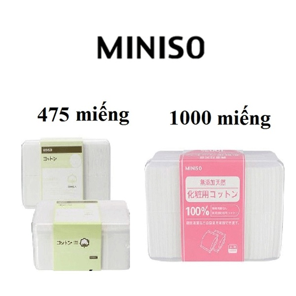 Bông tẩy trang Miniso