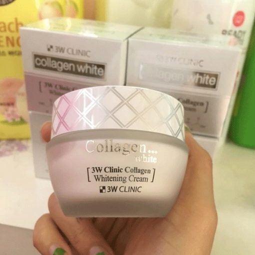 Kem Duong Trang Da Tinh Chat Collagen 3W Clinic Collagen Whitening Cream 7