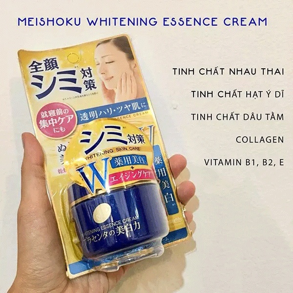 Kem dưỡng trắng da Meishoku Whitening Essence Cream