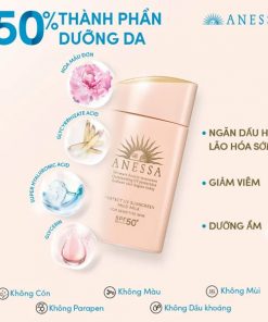Sữa chống nắng Anessa Perfect UV Sunscreen Mild Milk SPF50+ PA++++ dịu nhẹ cho da nhạy cảm