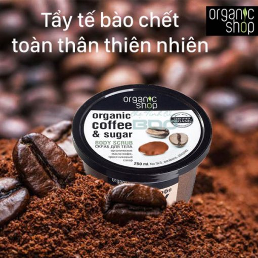 Tẩy da chết Body Organic Coffee