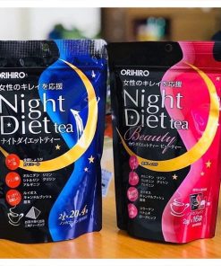Tra giam can dep da ban dem Orihiro Night Diet Tea Beauty 3