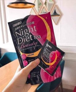 Tra giam can dep da ban dem Orihiro Night Diet Tea Beauty 5