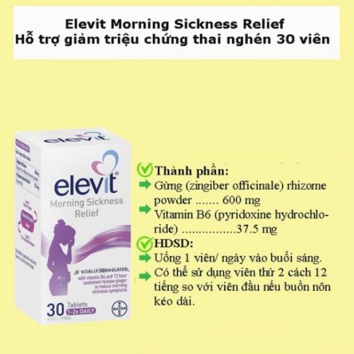 Bayer Elevit Sickness giam trieu chung om nghen 30 vien 7 1