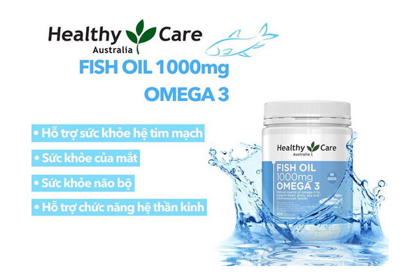 Dau ca Healthy Care Fish Oil Omega 3 7