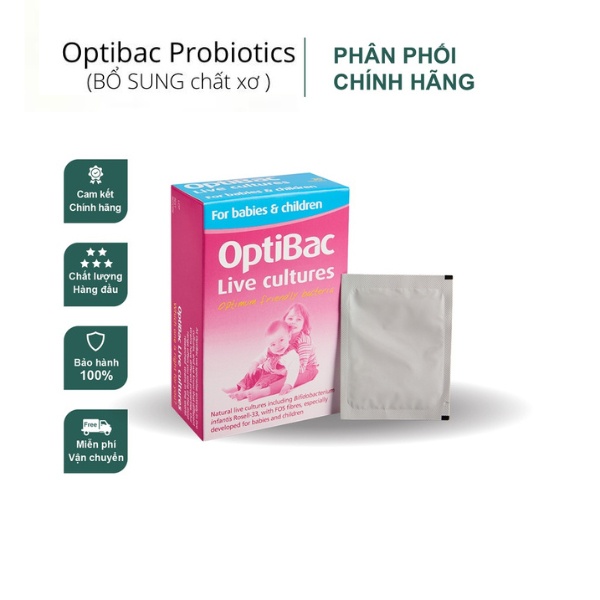 Men vi sinh Optibac Probiotic hong 7