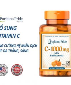 Thuc pham chuc nang Vitamin C 1000mg Puritans Pride 100 Vien Cua My 8