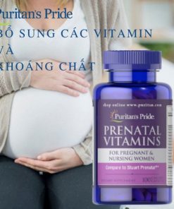 Vien uong Prenatal Vitamins Puritans Pride cho ba bau 4 1