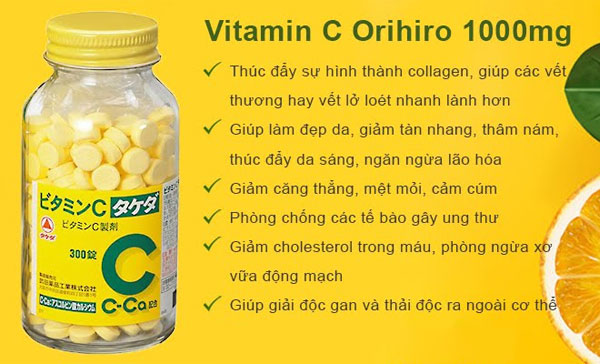 Vien uong Vitamin C Orihiro 5