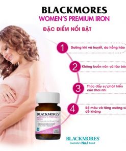 Vien uong bo sung sat cho ba bau Blackmores Womens Premium Iron 5
