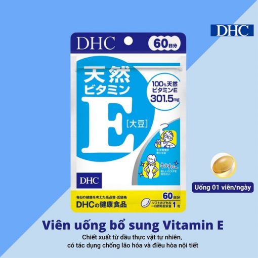 Vien uong bo sung vitamin E DHC 10