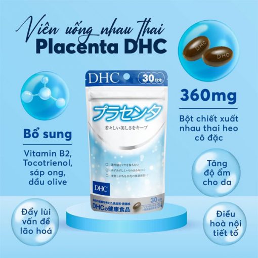 Vien uong nhau thai cuu DHC Placenta 1