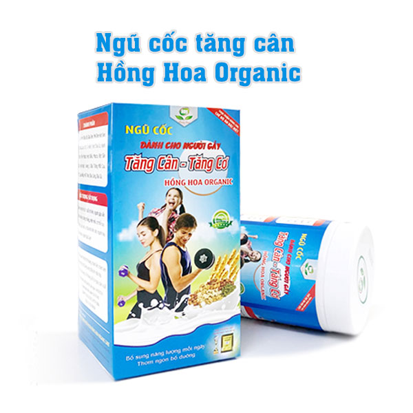 Ngũ cốc tăng cân Hồng Hoa Organic