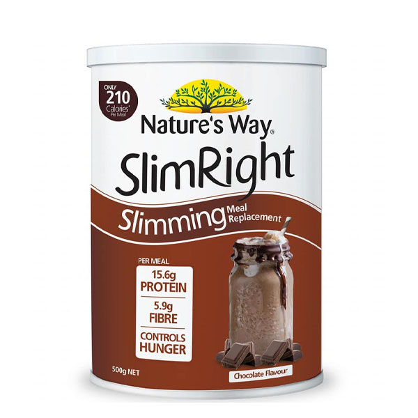 Bộ sản phẩm sữa giảm cân Slim Right dựa trên cơ chế bổ sung chất xơ, các dưỡng chất thiết yếu, cung cấp cho bạn bữa ăn với số lượng ít nhưng đầy đủ dinh dưỡng