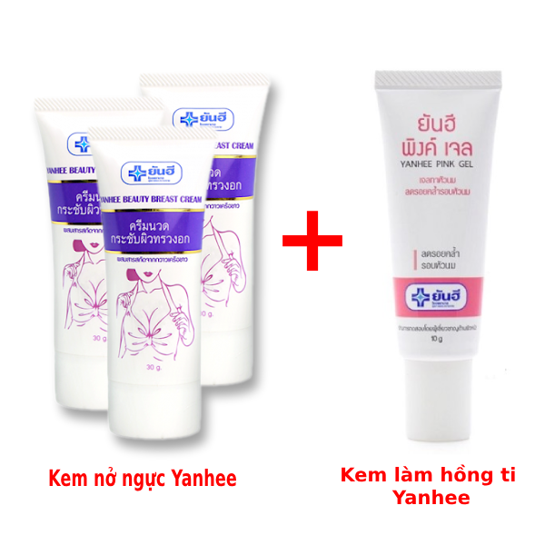 Combo 3 kem nở ngực Yanhee Combo 3 kem no nguc Yanhee